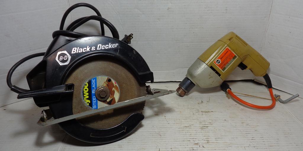 Vintage 80's /90's Black and Decker 7 1/4