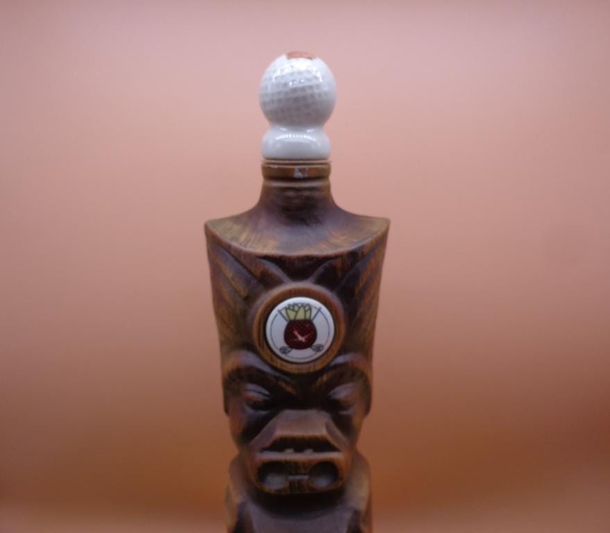 Vintage 1974 Hawaiian Open Commemorative Decanter Ceramic