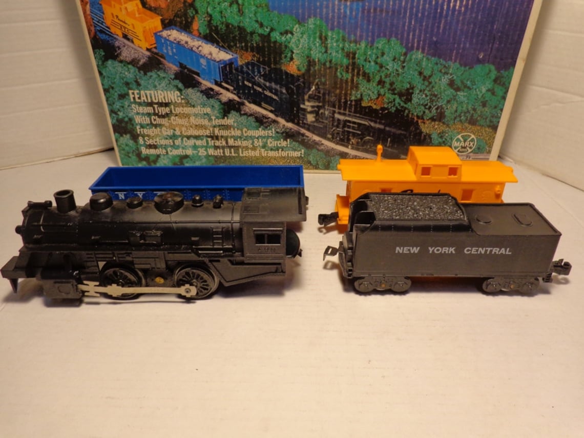 Vintage Electric Train Set by Louis Marx & Co. Inc. Girard Etsy