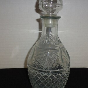 Vintage Glass decanter Very Nice Design