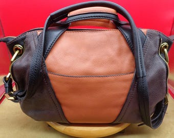 orYANY Pebble Leather Color Saddle Style Tote Bag Vintage Retired Pattern No. A239598 in Mint Condition