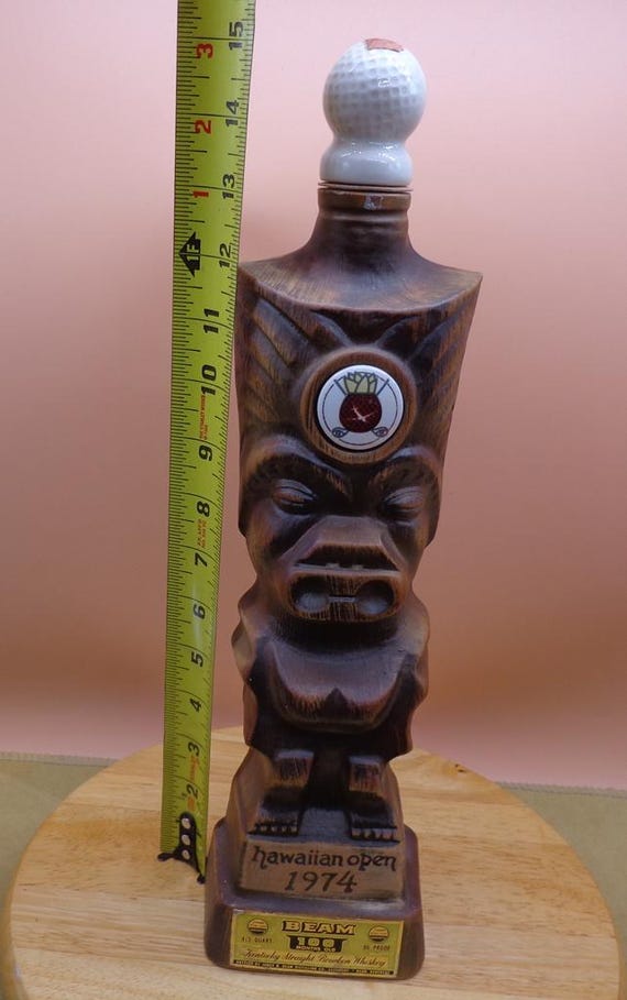 TIKI デキャンタ UNITED航空 1974 ハワイアンオープン TIKI デキャンタ UNITED航空 1974 ハワイアンオープン