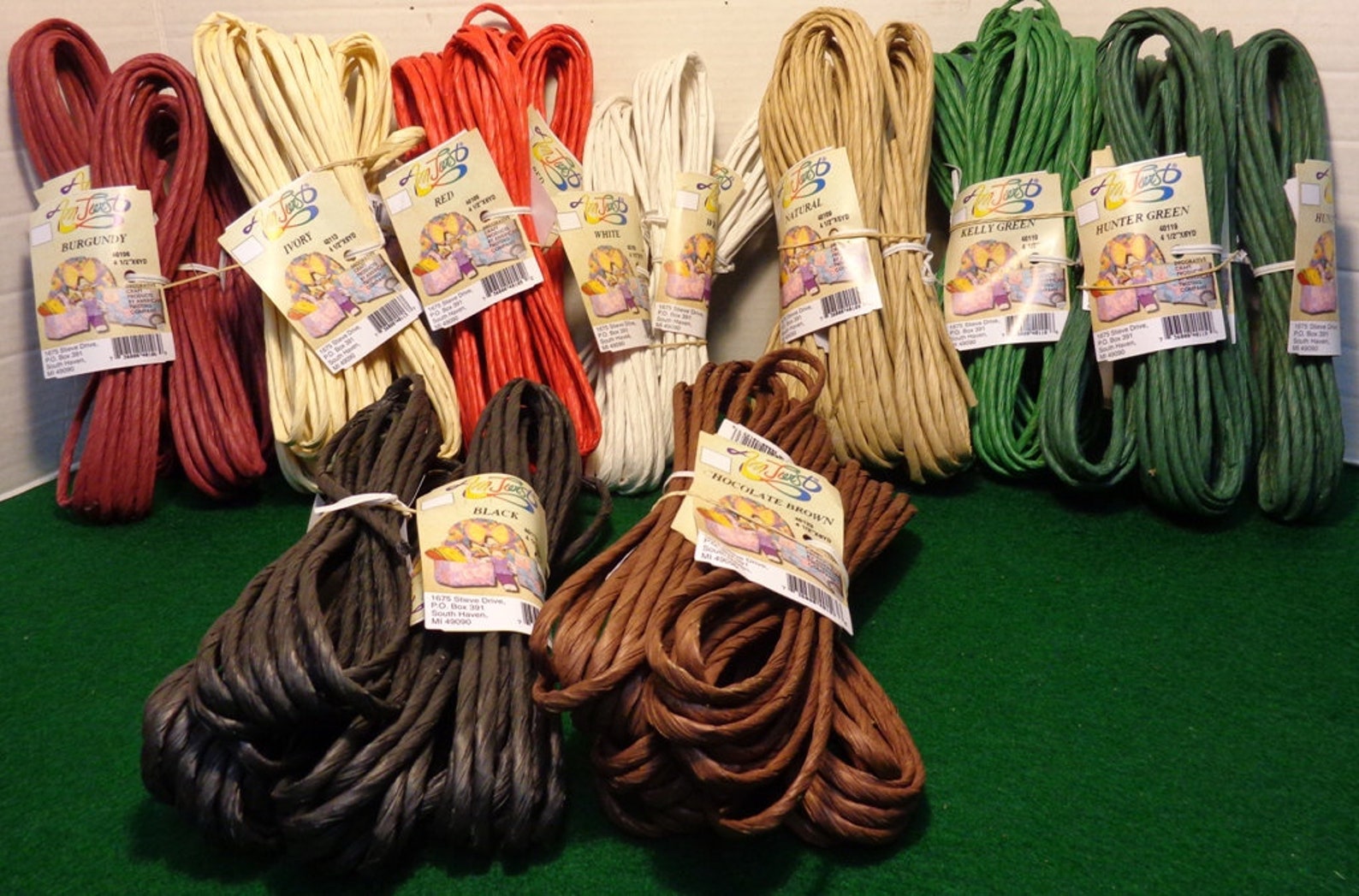 Twisted Paper Ribbon 4 1/2 X 6 yd. Decorative Craft Etsy