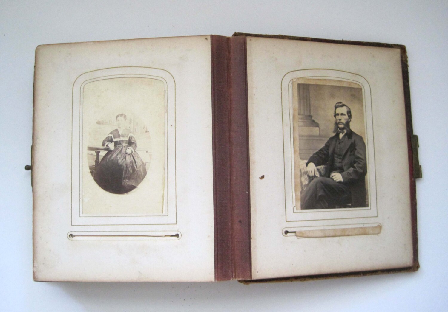 Antique Photo Album Early 1900s with 22 Photographs Gold Etsy
