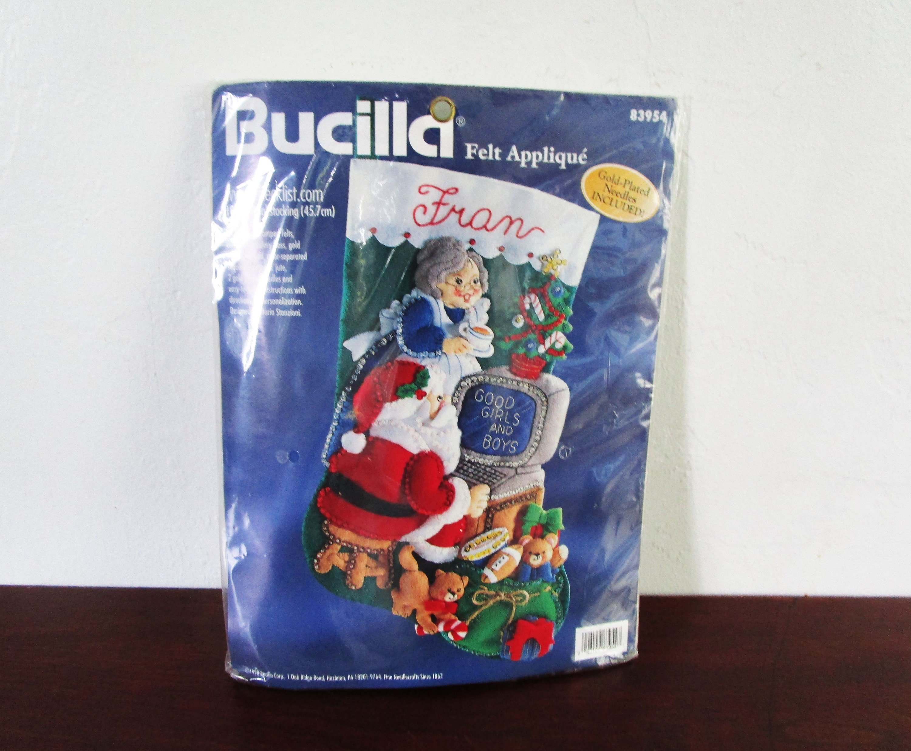 Plaid Bucilla Christmas choice felt stocking kits see pictures and  variations*