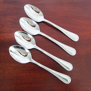 WALLACE Continental Perlen 18/10 Edelstahl 4 Teelöffel China Glossy Besteck Besteck