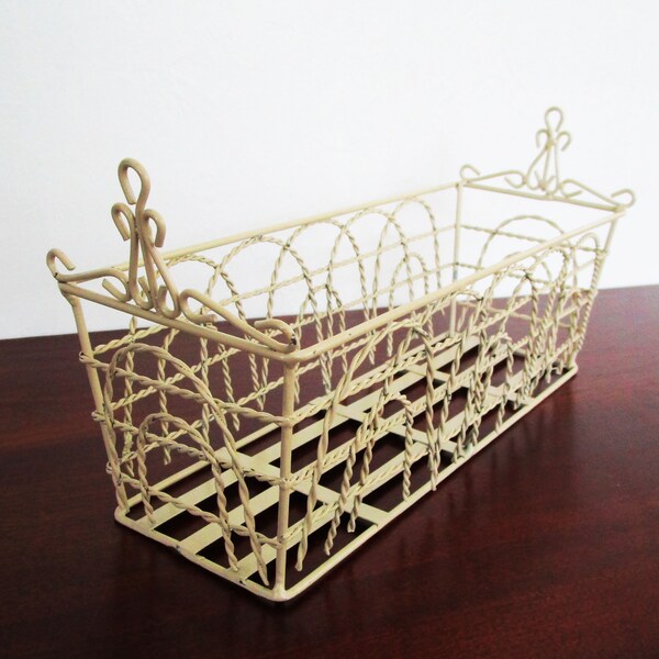 Wire Basket Towel Holder Etsy