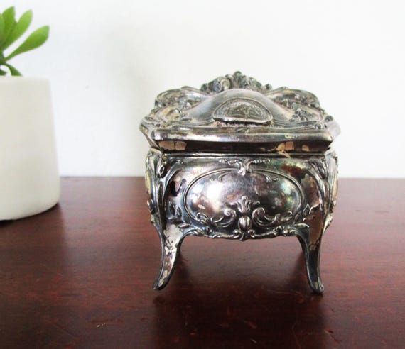 Jewelry Box Small Art Nouveau Vintage New York Zoological Park