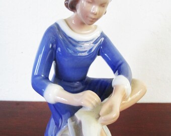 Bing & Grondahl B and G Royal Copenhagen Porcelain Skating Girl