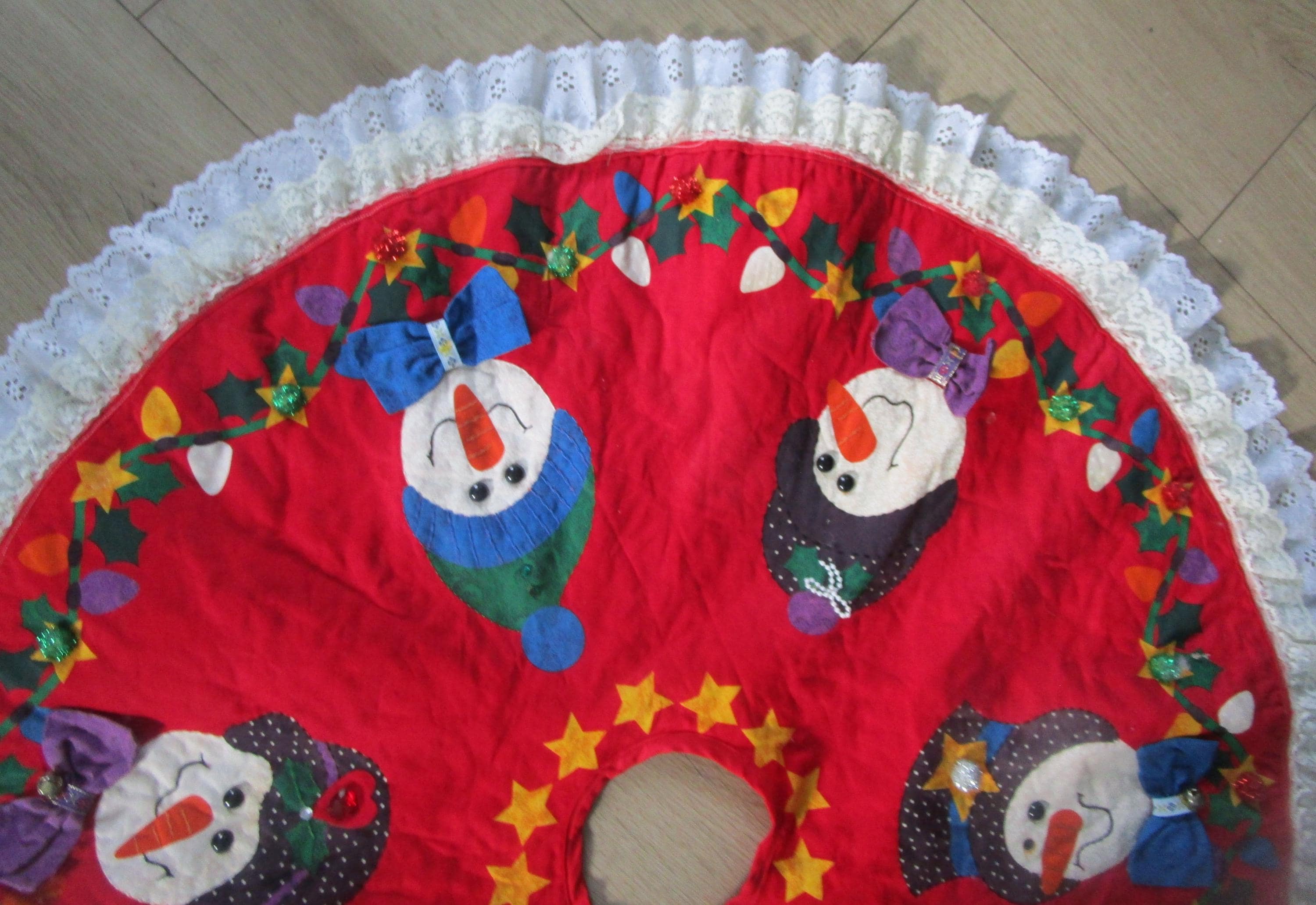 1960s christmas tree skirts - Etsy 日本