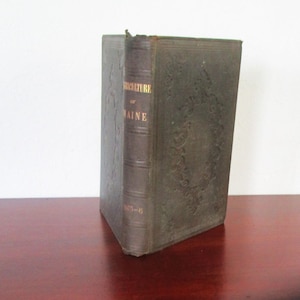 Agriculture of Maine Twentieth Annual Report of the Secretary of the Board of Agriculture, for the Year 1875