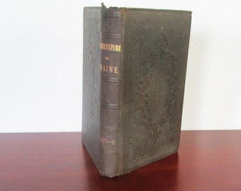 Jordbruket i Maine, jordbruksstyrelsens sekreterares tjugonde årsrapport för år 1875