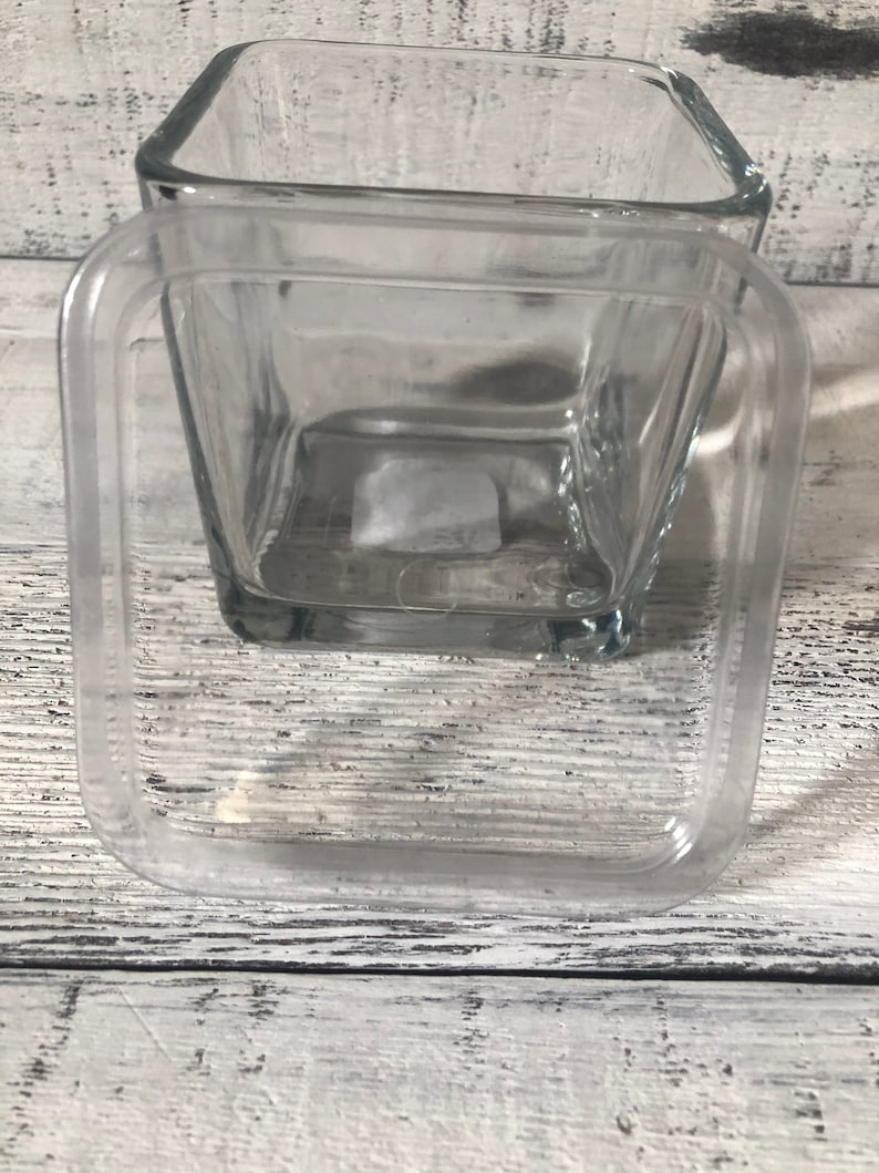 Square PVC Lid 30 Pack For Dollar Tree Jar Etsy
