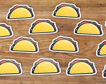Taco Stickers - Set of 14