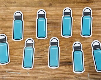 Water Bottle Stickers - Set of 10