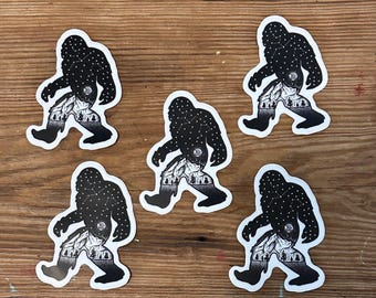 Sasquatch Stickers - Set of 5