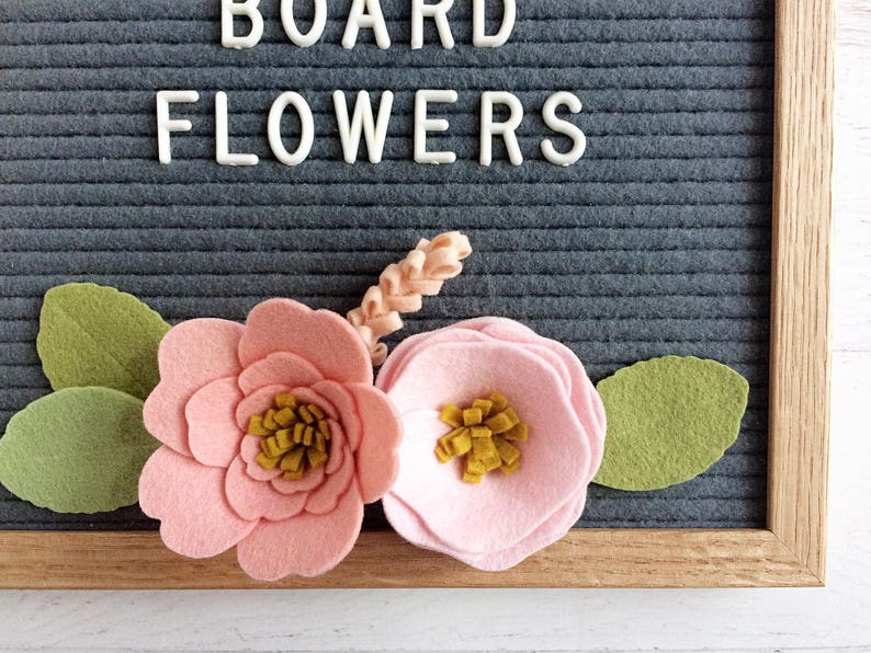 NEW Felt Letter Board Flowers Addons for Felt Letter Boards Etsy