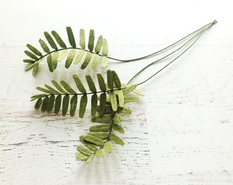 Tallo de helecho de fieltro: relleno de ramo de vegetación artificial