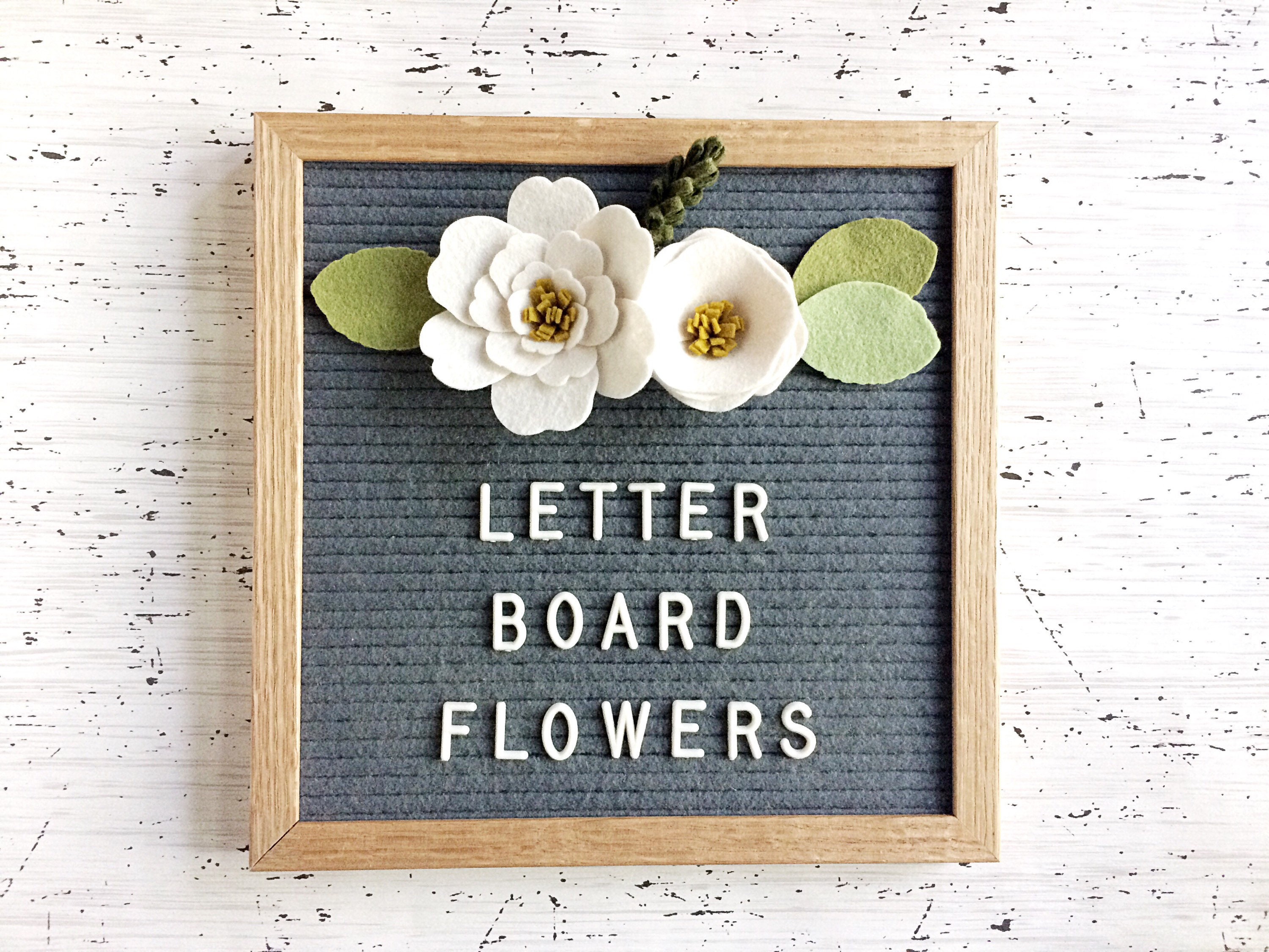 Nouvelles Fleurs de Planche à Lettres en Feutre - Add-Ons For Felt Letter Boards Décor Pour Les Acce