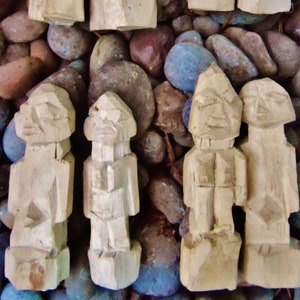 Male and Female Yoruba Aworan Figurines for Ritual Use Shrine Altar IFA Lucumi Santeria Pagan