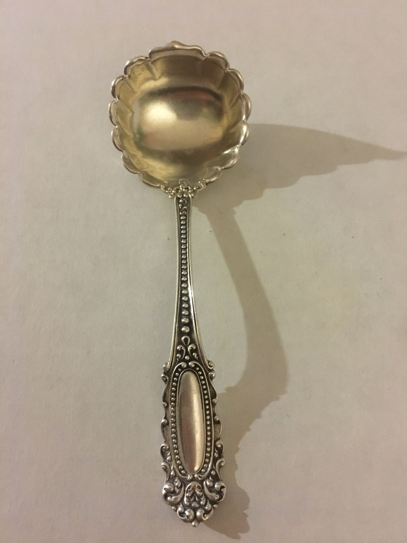 Antique Sterling Small Cream Ladle With Scalloped Bowl FREE Etsy