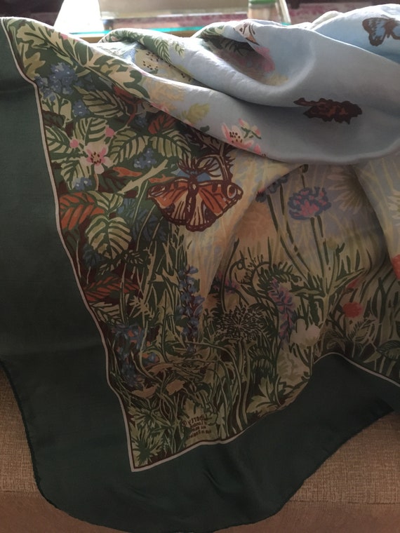 Vintage Liberty of London Botanical Design Silk Sc
