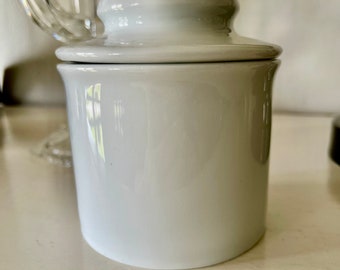 French Style Stoneware Butter Keeper