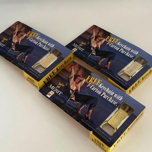 Merit Cigarette  Unopened Keychain in Boxes Group of Three (3)