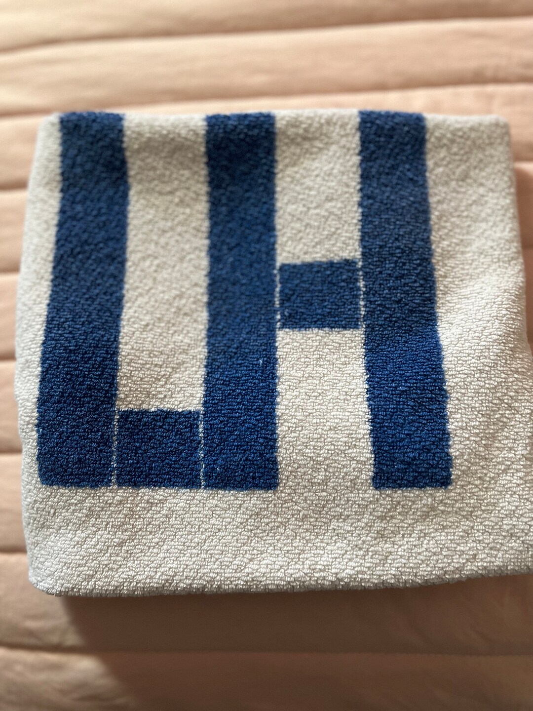 Vintage Rio Luxor Hotel Terry Cloth Bath Mat Copacabana Beach Rio De