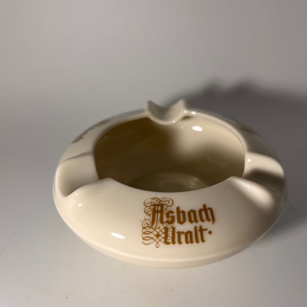 Asbach Uralt Round Advertising Ashtray