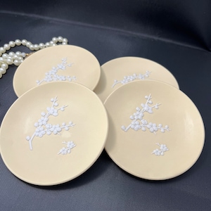 Wedgwood Yellow Primrose Coasters Set of Four (4)