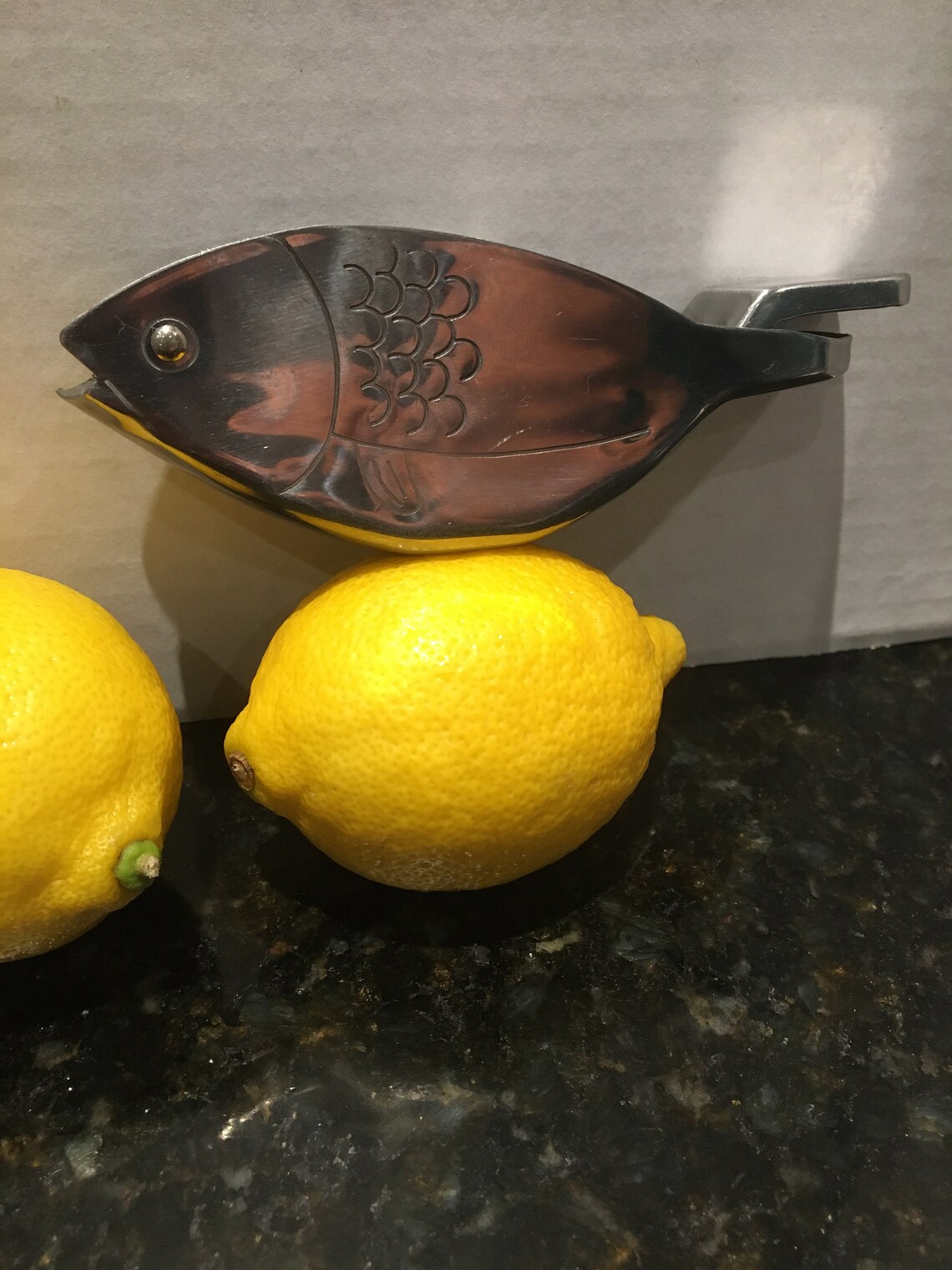 Vintage Stainless Steel Fish Lemon Squeezer/Juicer Deux Etsy