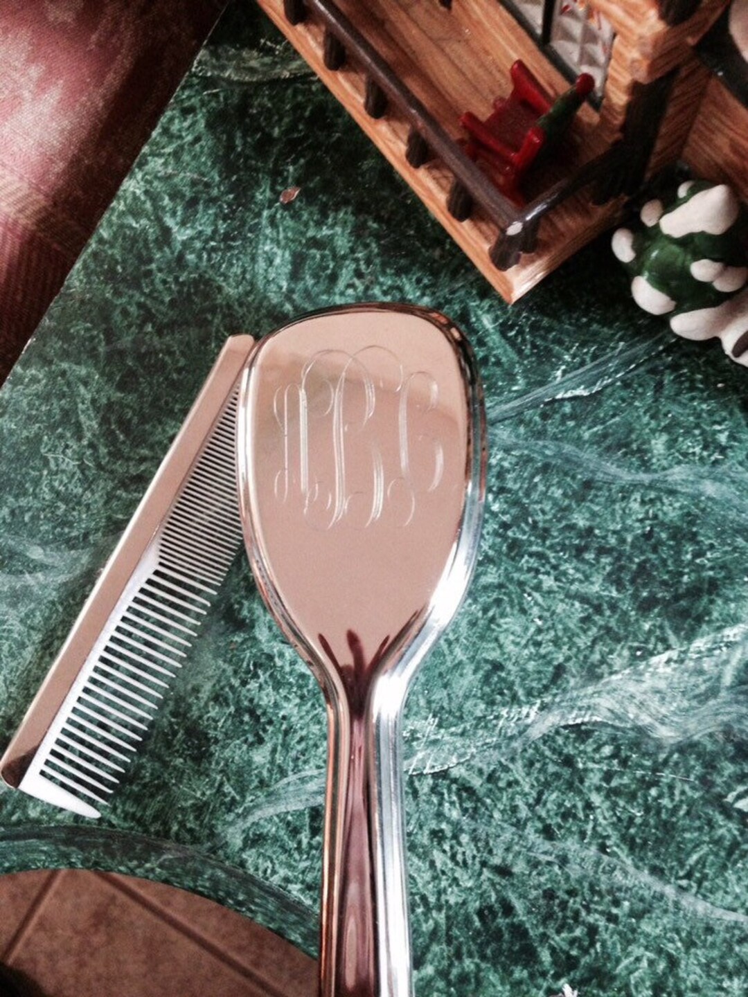 Hair Brush, Baby Girl Gift, Silver Plated, Baby Brush, Baby Gift, Baby Keepsake, Engraved Brush