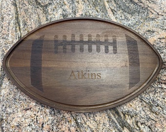 football cheese board, football charcuterie board, serving board, personalized board, personalized gift, great wedding gift