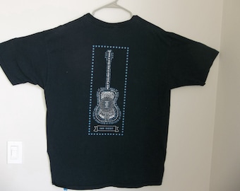 Vintage T-Shirt House of Blues San Diego 1990s sz 2X Guitar Logo Distressed Grunge Streetwear Tee