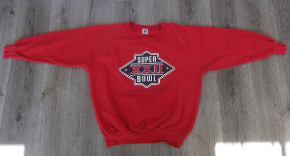 Vintage Sweatshirt  Super Bowl XXII  Logo 7 label… - image 6