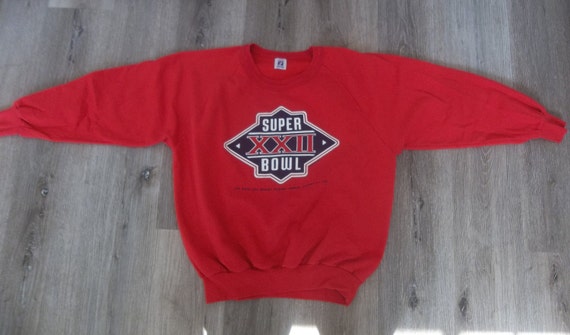 Vintage Sweatshirt  Super Bowl XXII  Logo 7 label… - image 8