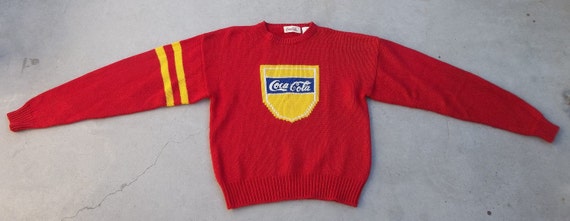 Vintage Sweater Coca Cola Hong Kong 1980s 1990s B… - image 6