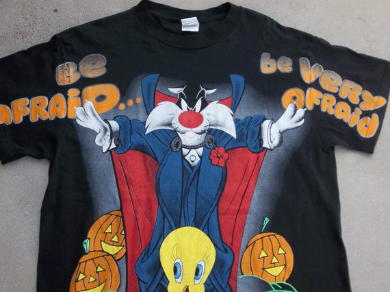 Vintage T-Shirt Looney Tunes 1990s Sylvester the … - image 3