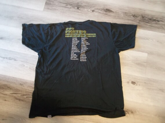 Retro Concert T-Shirt Foo Fighters XL 2000s - image 4