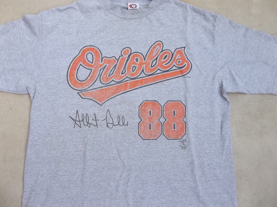 Vintage T-shirt Orioles 1990s signed Albert Belle… - image 2