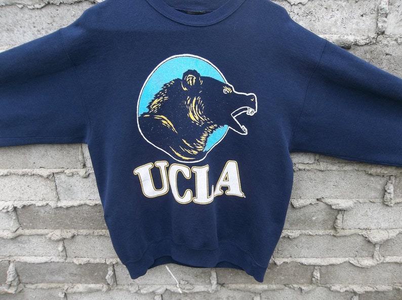 Vintage Sweatshirt Ucla University Of California Los Angeles Etsy