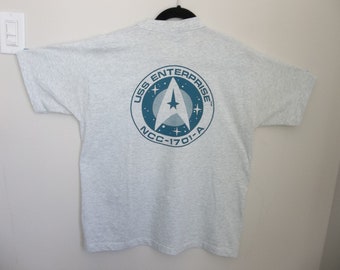 Vintage T-shirt Star Trek 1990s  USS Enterprise Medium