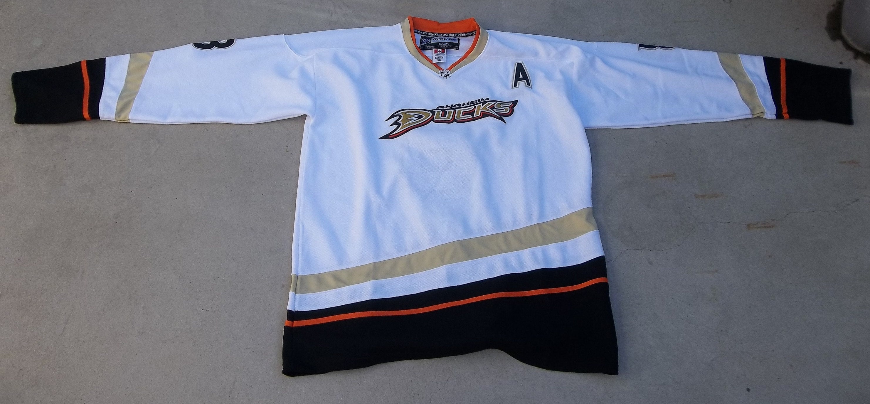 Personalized ANAHEIM MIGHTY DUCKS 90s Vintage Throwback Away Jersey –  Ahabear