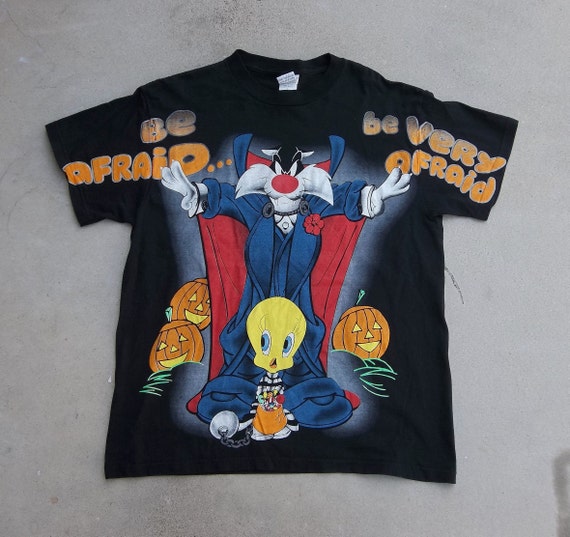 Vintage T-Shirt Looney Tunes 1990s Sylvester the … - image 2