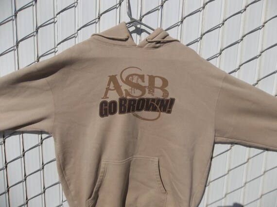 vintage brown university sweatshirt