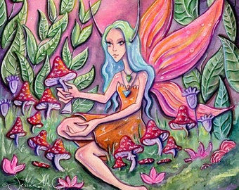 Fairy Garden // Magic/Fae/Enchanted/Fairy/ART PRINT