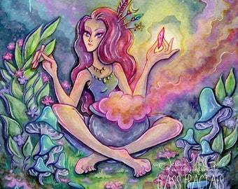 Transmutation // Witch/Magic/Whimsical/Fantasy/ART PRINT