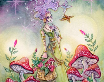 Fairy Circle // Magical/Fae/Witch/Fantasy/ART PRINT