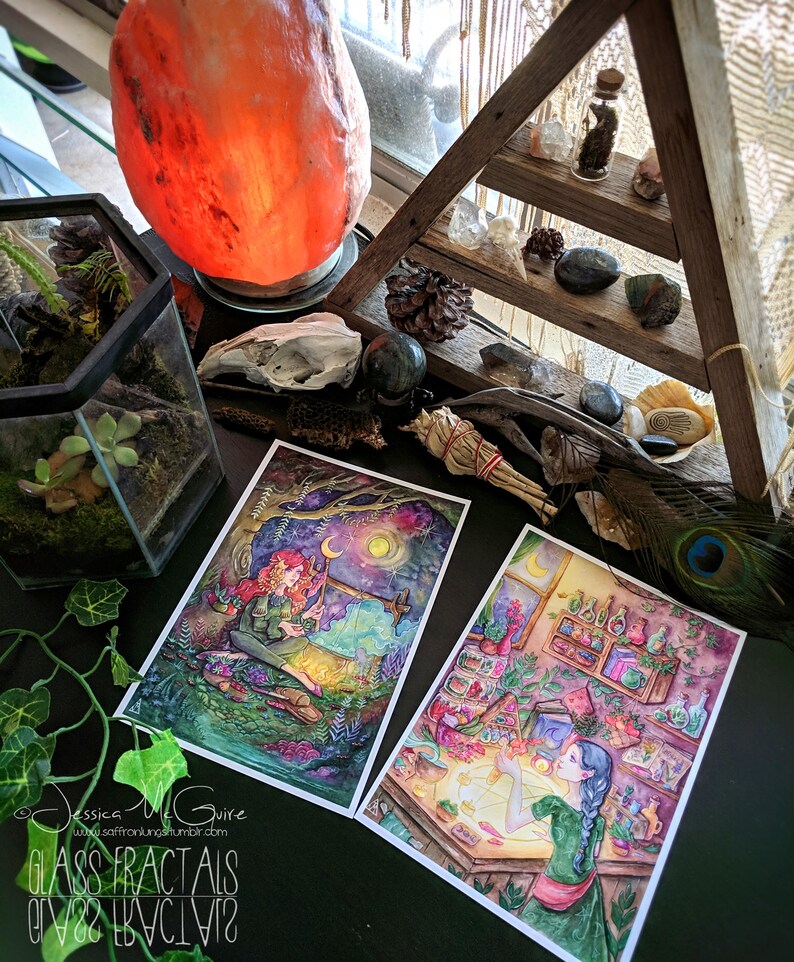 Beltane // Magical/Witch/Fantasy/Pagan/ART PRINT image 2